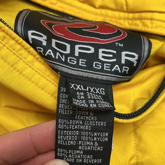 ROPER down fill puffer vest reversible XXL - Picture 7 of 7